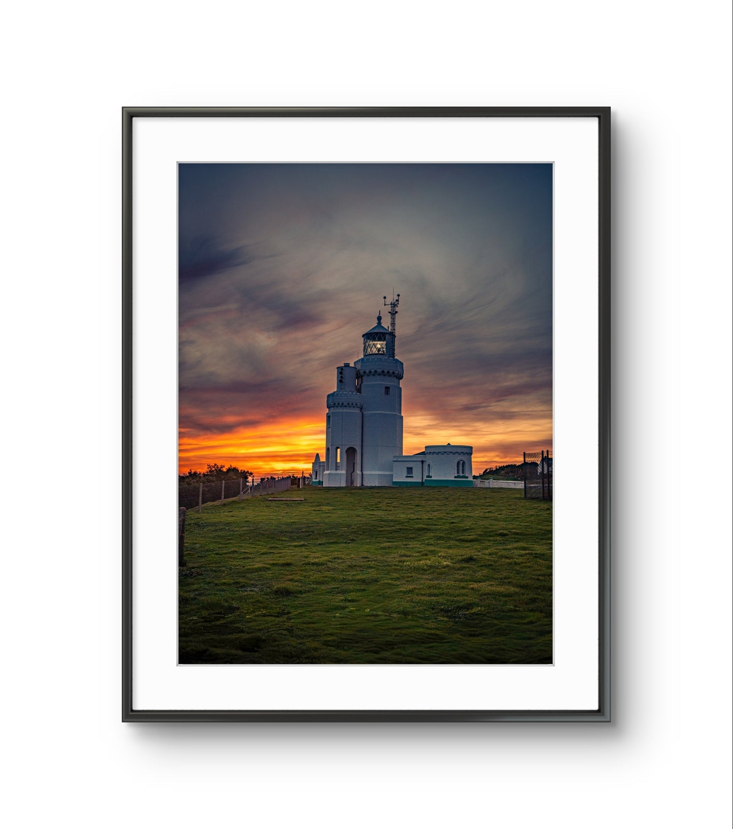 St Catherine’s Lighthouse at Sunset – Isle of Wight Coastal Glow