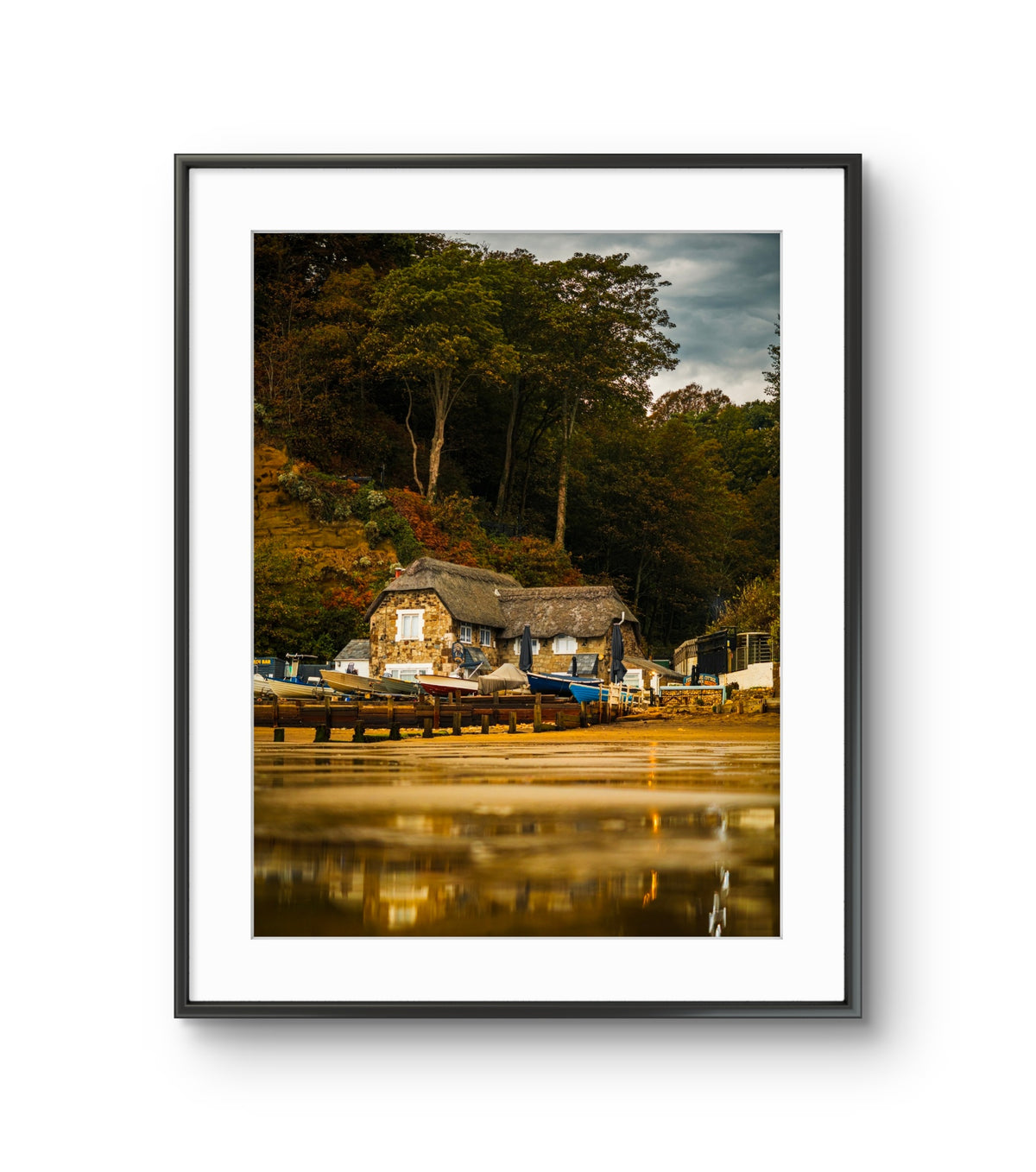 Autumn Below the Chine - Fine Art Print