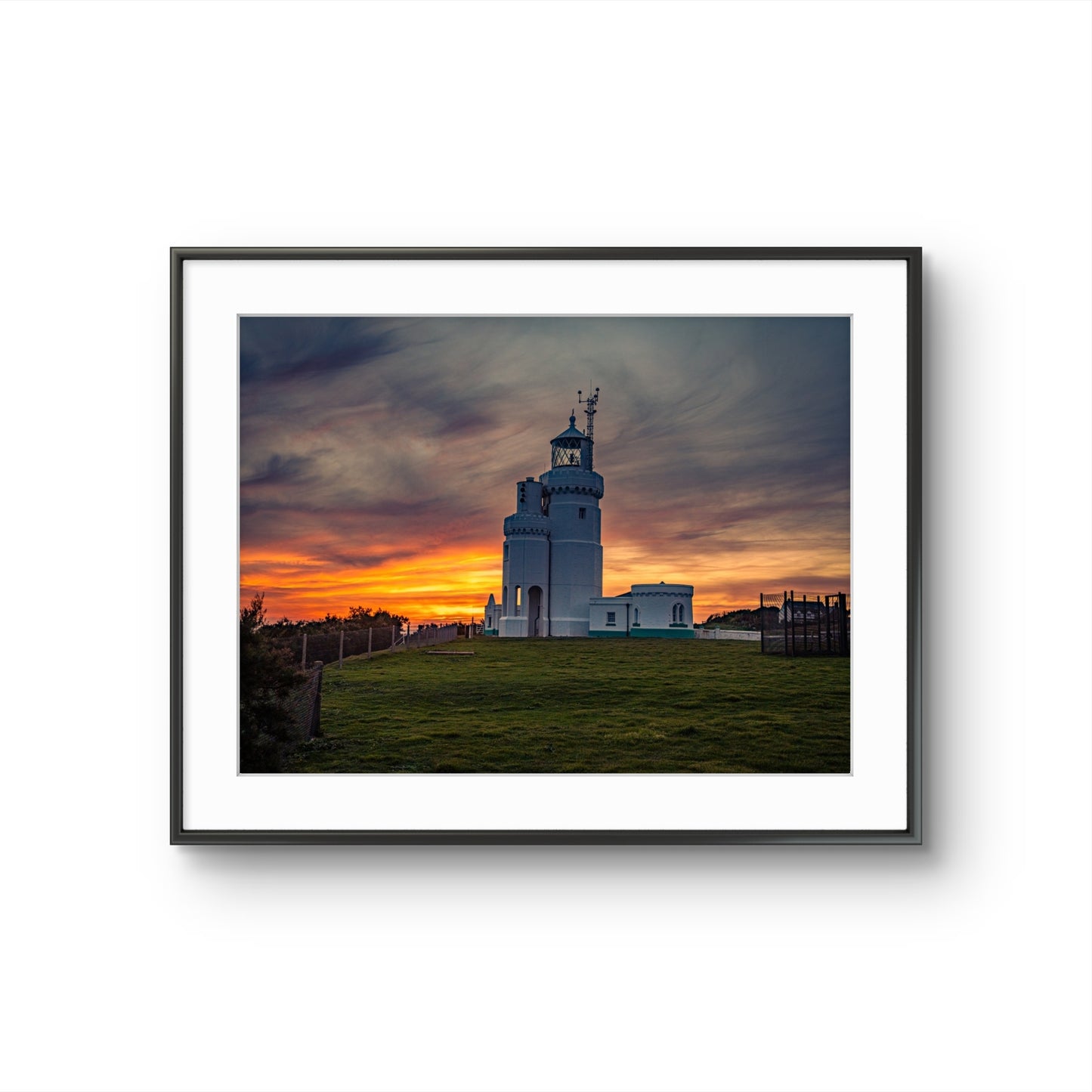 St Catherine’s Lighthouse at Sunset – Isle of Wight Coastal Glow