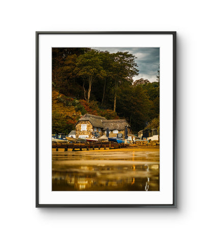 Autumn Below the Chine - Fine Art Print