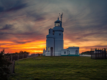 St Catherine’s Lighthouse at Sunset – Isle of Wight Coastal Glow